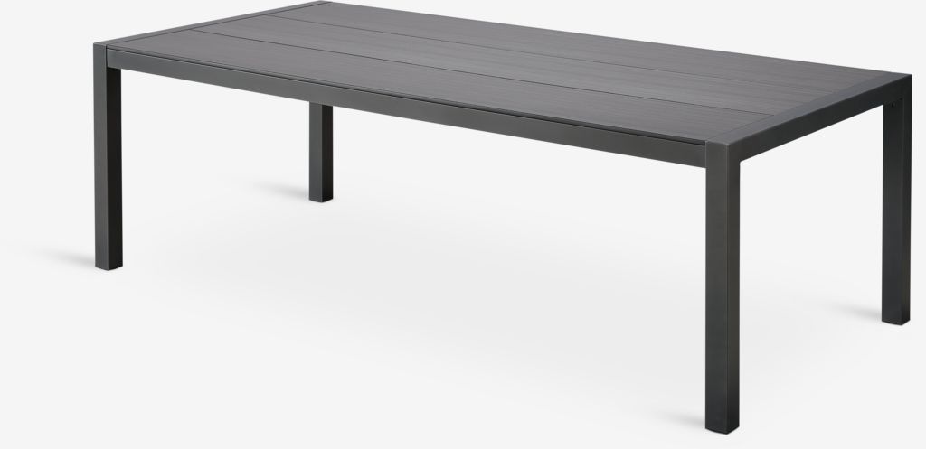 Garden table HAGEN W100xL214 grey - JYSK