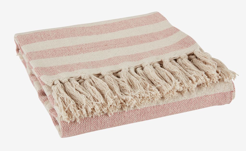 Throw AMASONLILJE 130x170 rose/beige - JYSK