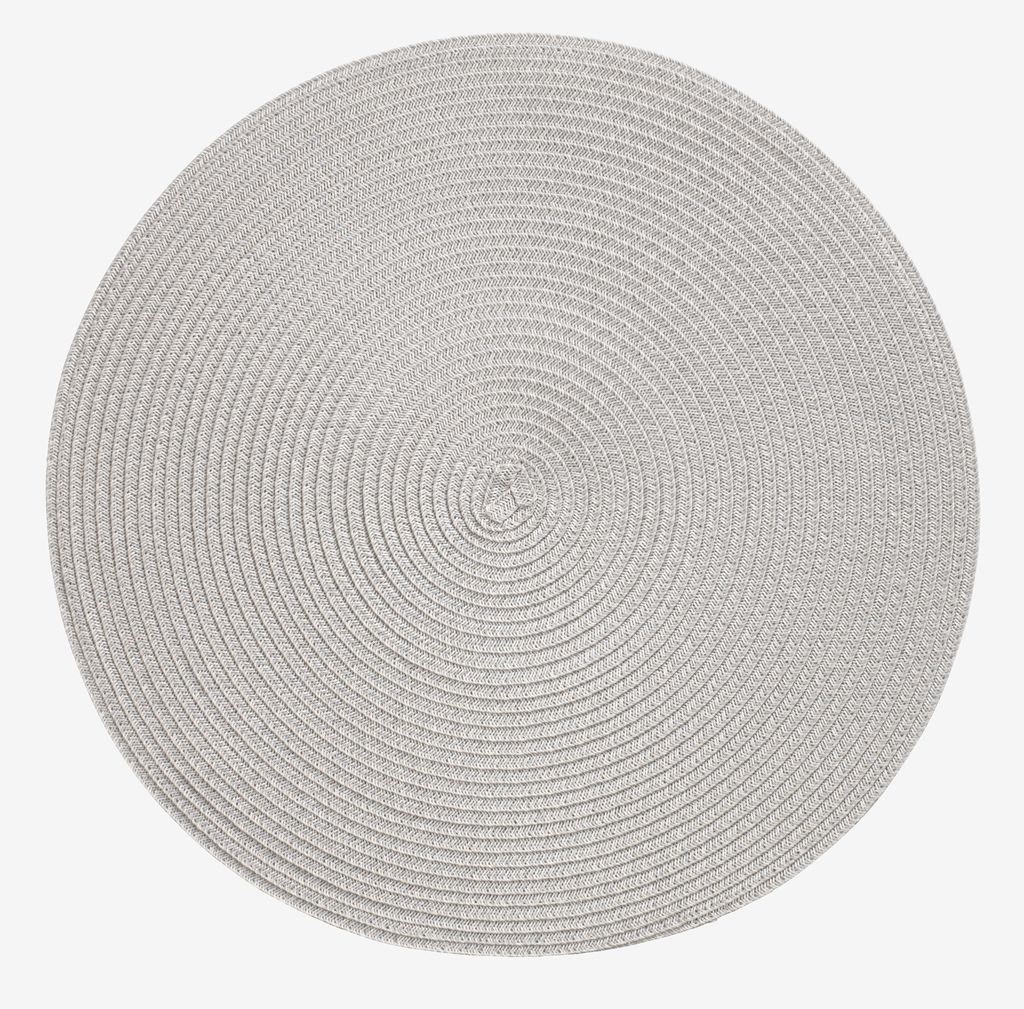 Place mat KUNGSMYNTA D38 silver grey - JYSK