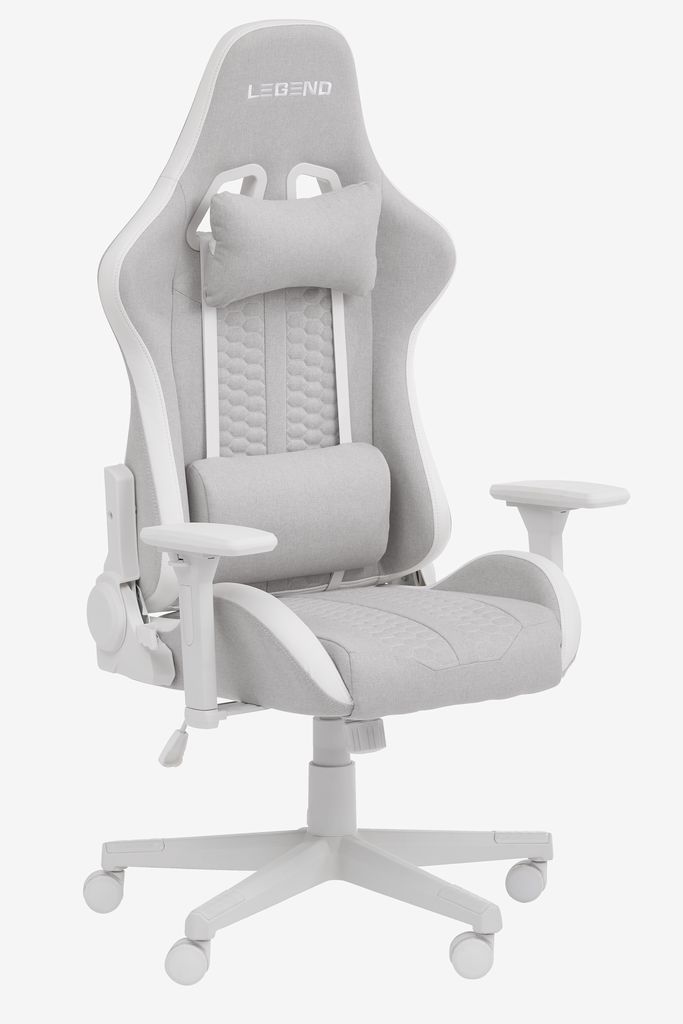 Gaming chairu200b NIBE white/beige fabric - JYSK