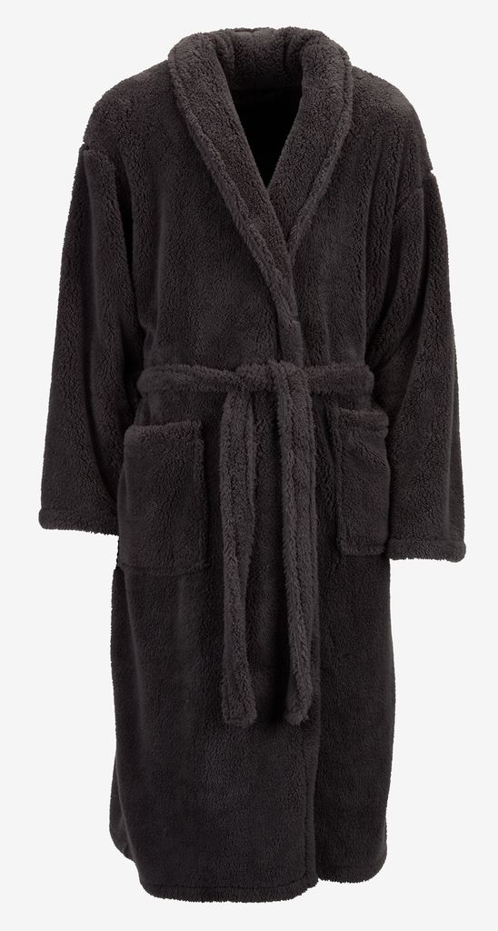 Bathrobe SIMRIS S/M anthracite - JYSK