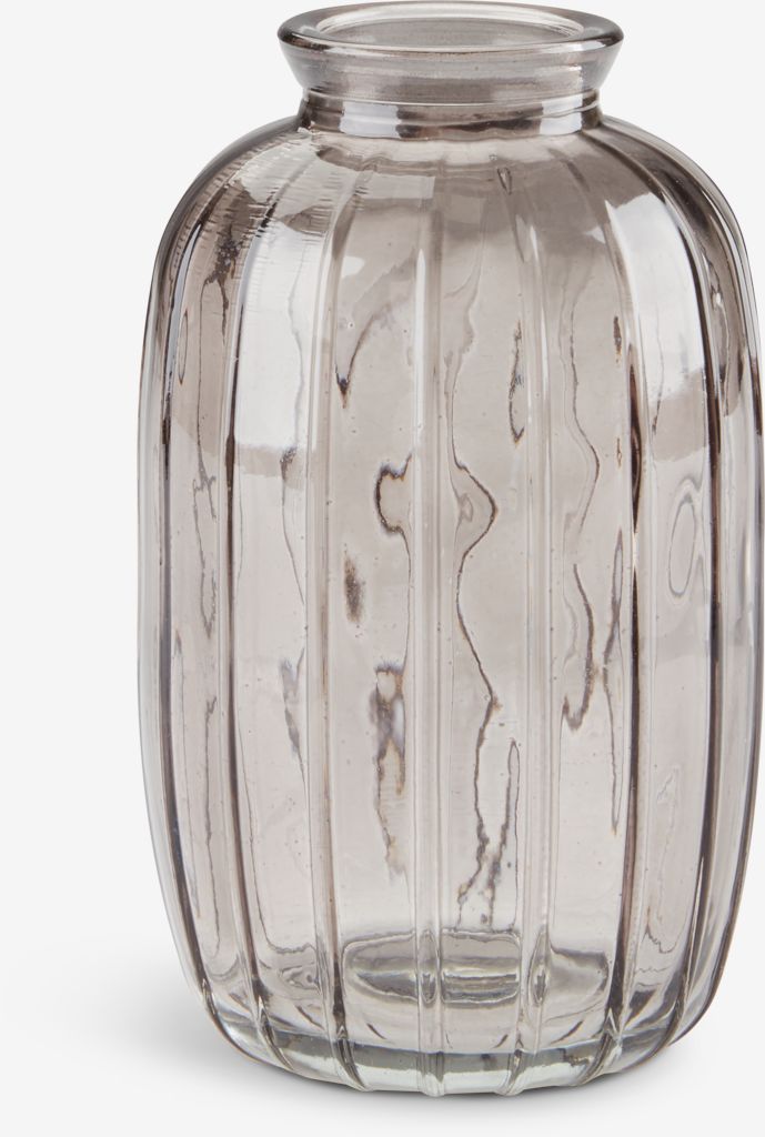 Vase ROAR D7xH12cm grey - JYSK