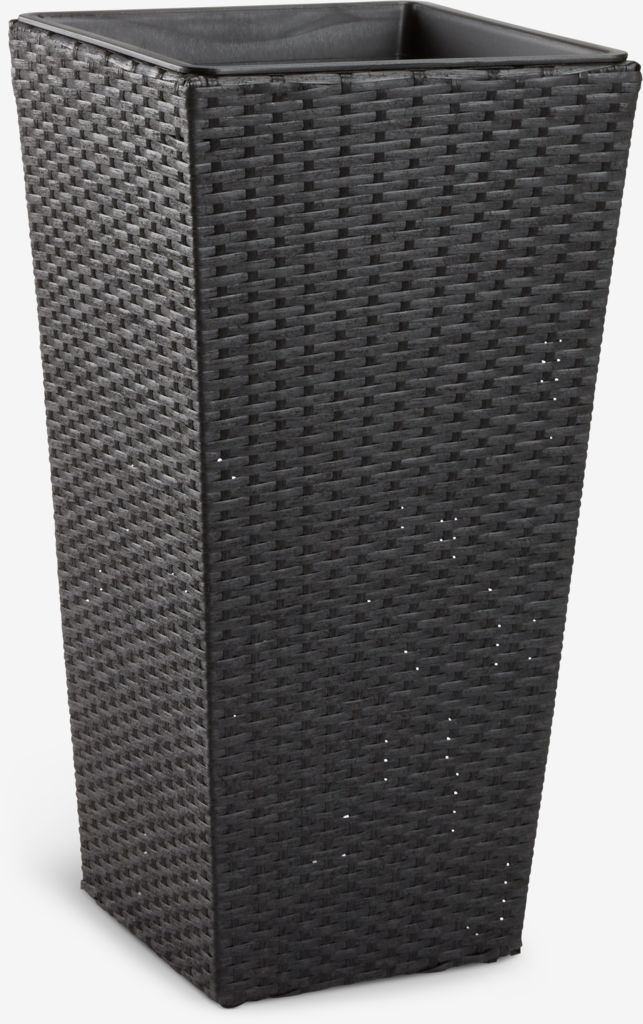 Planter basket BLOMMOR W36xL36xH70 black - JYSK
