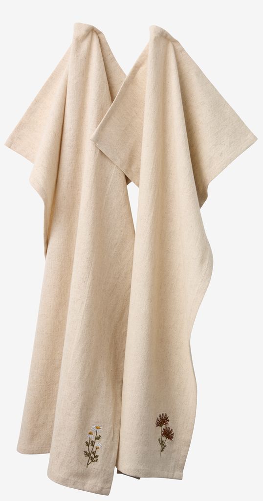 Tea towel KAKTUS 50x70 pack of 2 - JYSK