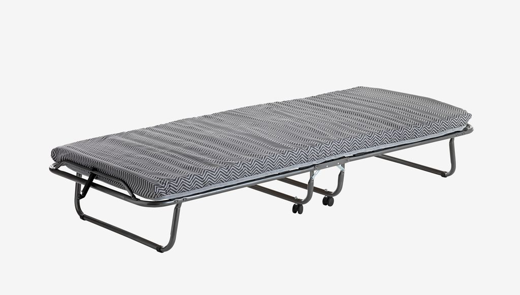 Guest bed BAJLUM 80x190 anthracite grey - JYSK