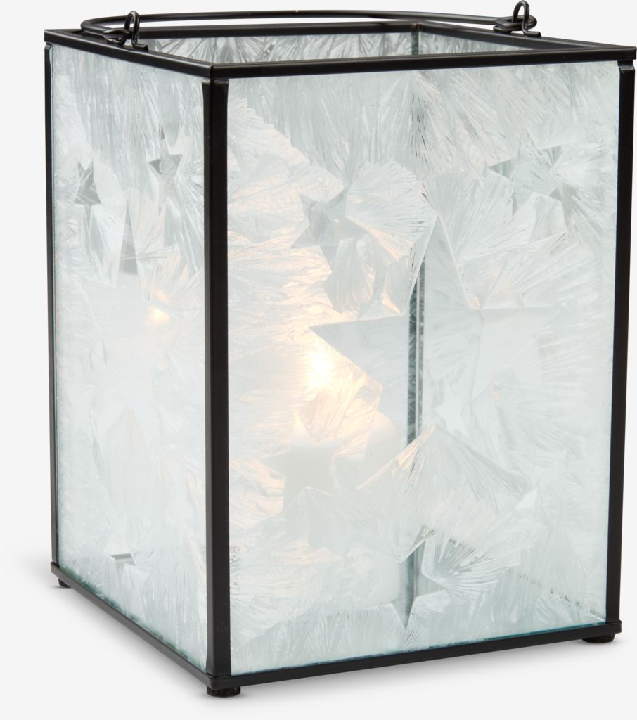 Lantern OLIVIN W13xL13xH18cm black - JYSK