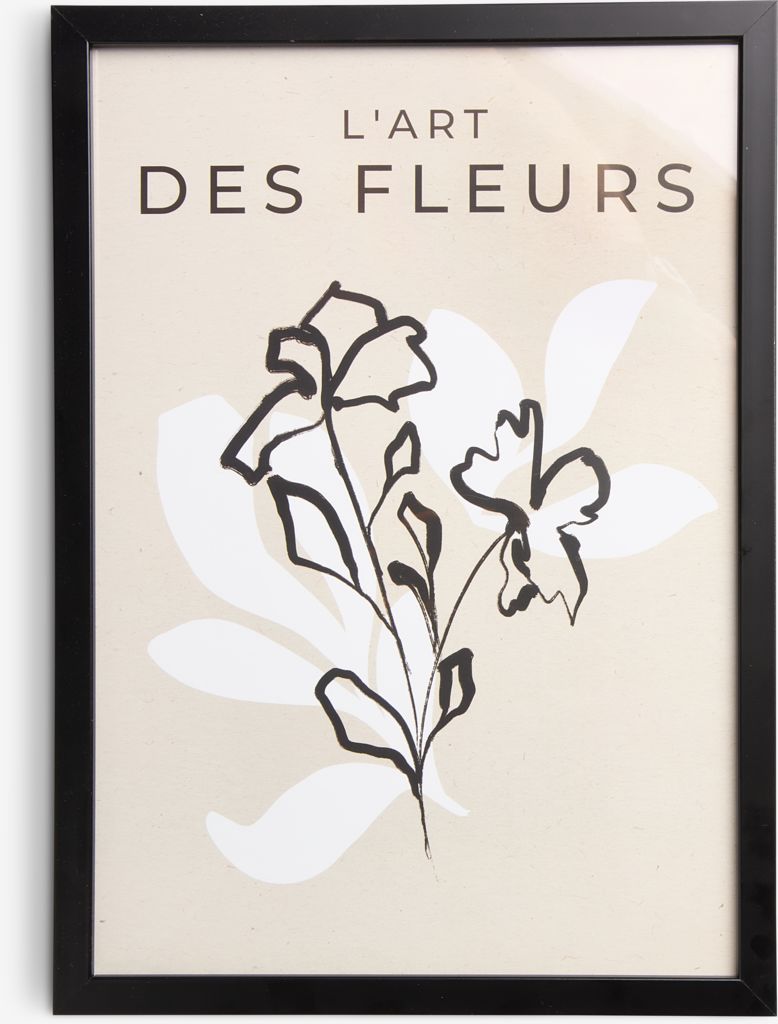 Picture frame VALTER 21x30cm black A4 size - JYSK