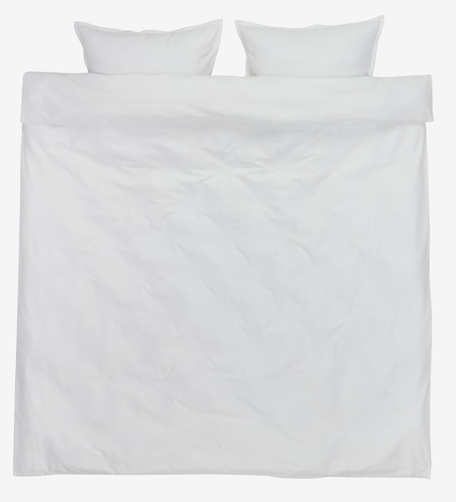 Sateen duvet cover set INGEBORG King white - JYSK