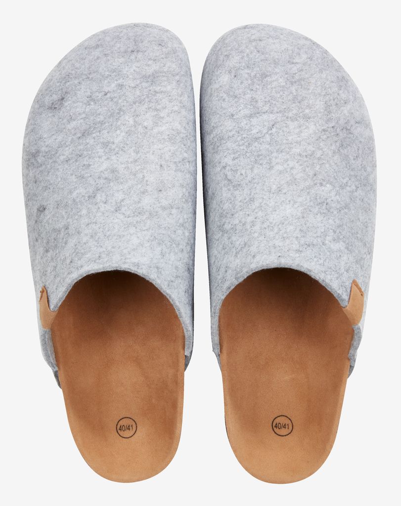 Slippers CATO size 3-10u00bd grey - JYSK
