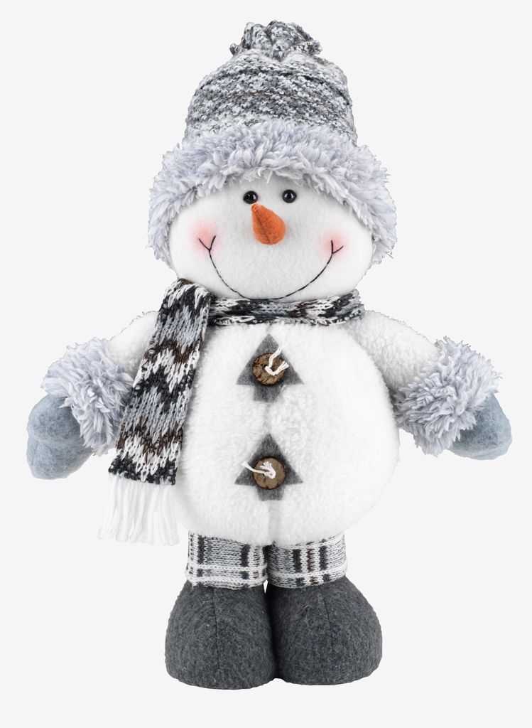 Snowman BALDER W24xL15xH40cm white - JYSK