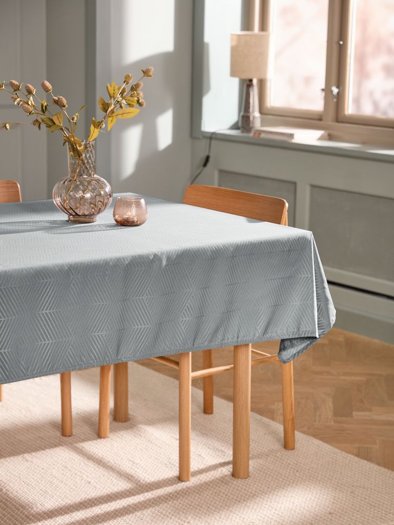 Tablecloth BLOMME 140x240 grey - JYSK