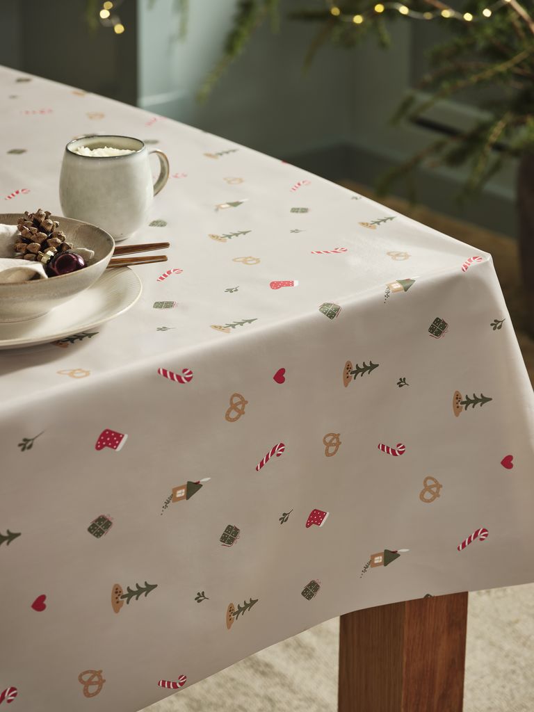 Vinyl tablecloth EUDIALYT 140 beige - JYSK