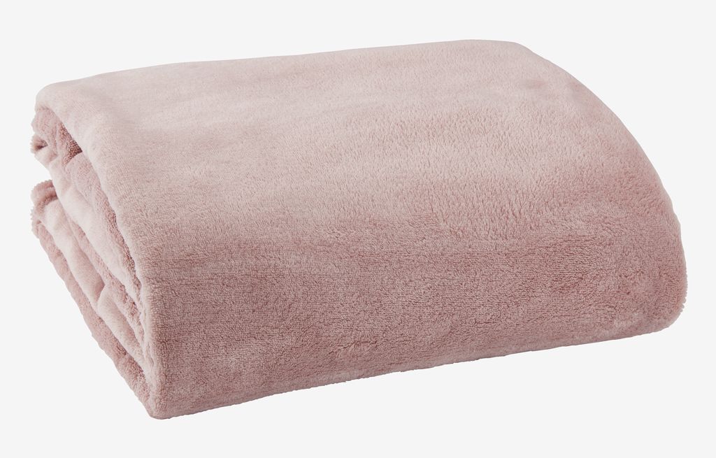 Fleece throw DRAGEHODE 140x200 rose - JYSK
