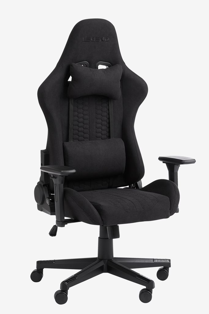 Gaming chairu200b NIBE black fabric - JYSK