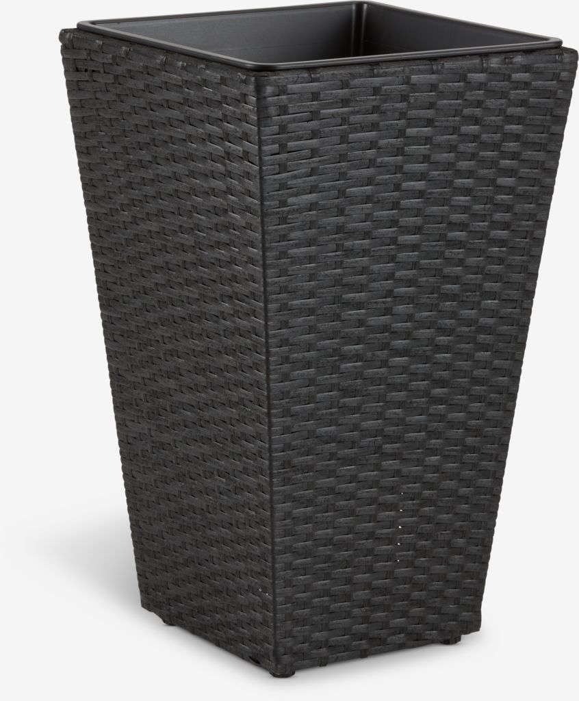 Planter basket BLOMMOR W31xL31xH50 black - JYSK