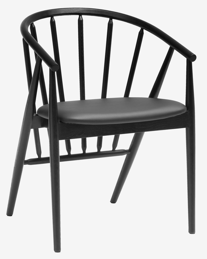 Dining chair ARNBORG black - JYSK