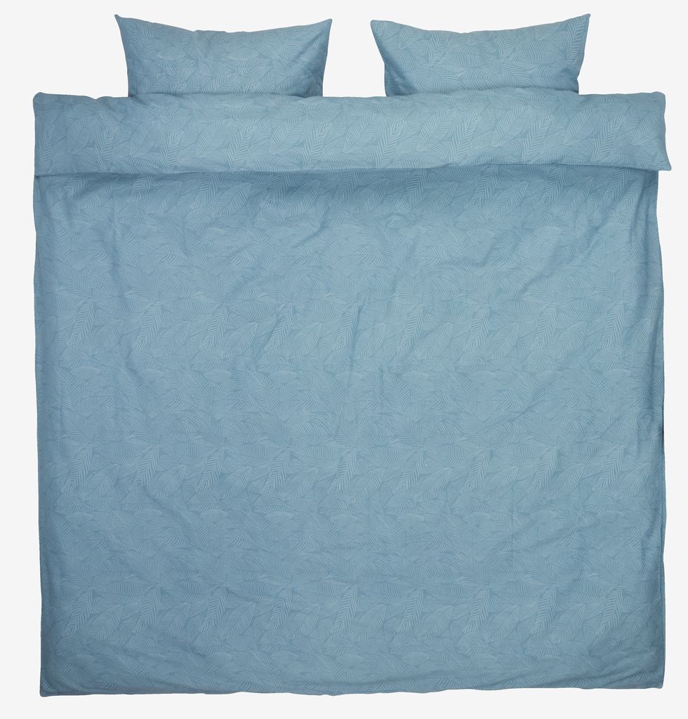 Duvet cover set TONE Double blue - JYSK