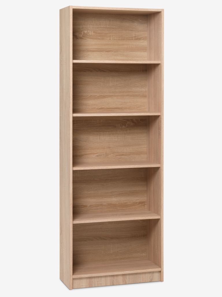 Bookcase HORSENS 5 shelves oak - JYSK