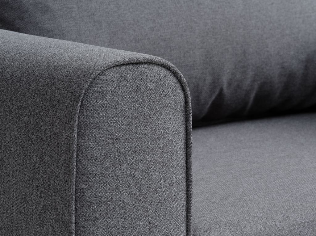 Chair bed SKILLEBEKK dark grey fabric - JYSK