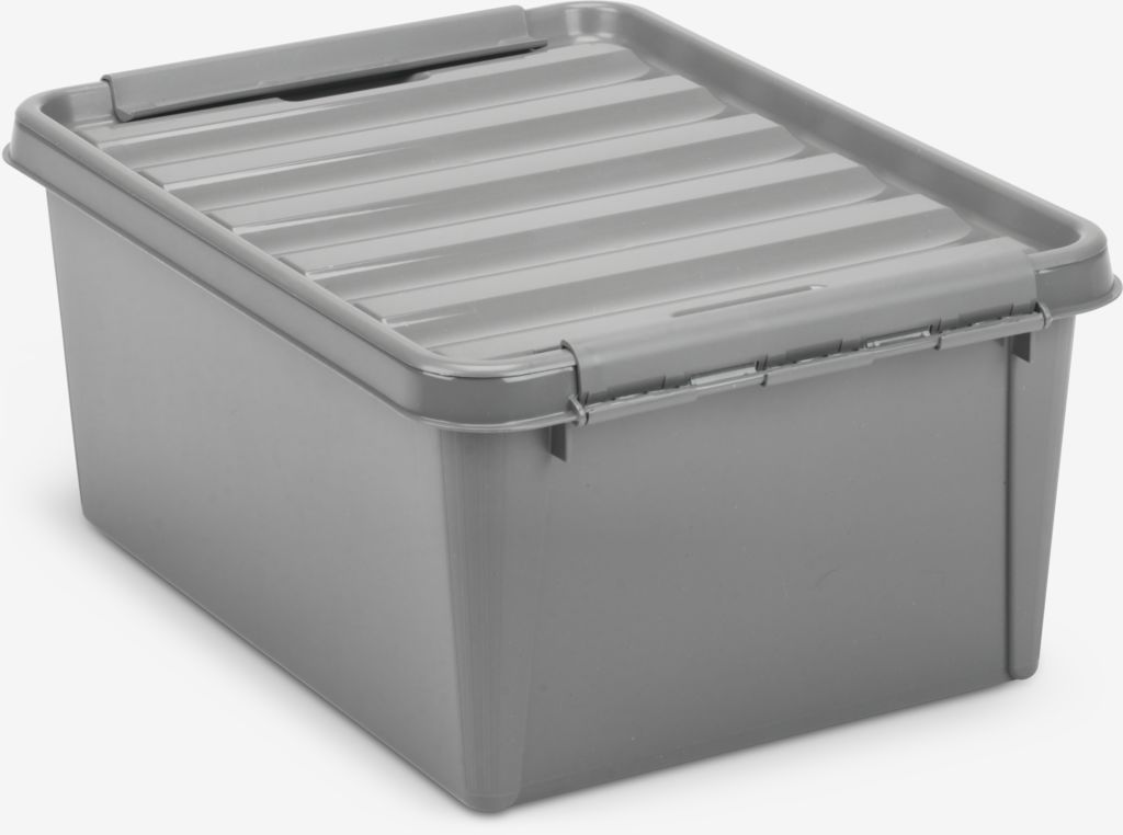 Storage box SMARTSTORE RECYCLED 15 14L w/lid - JYSK