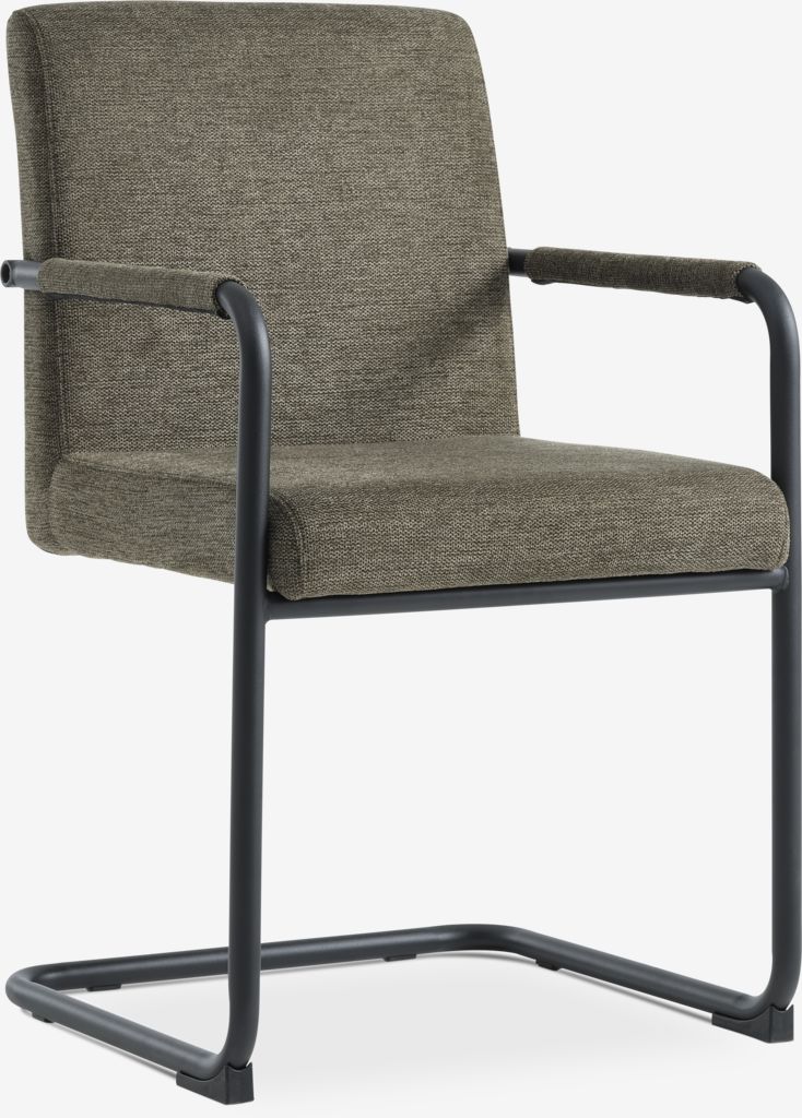 Dining chair ESPE olive/black - JYSK