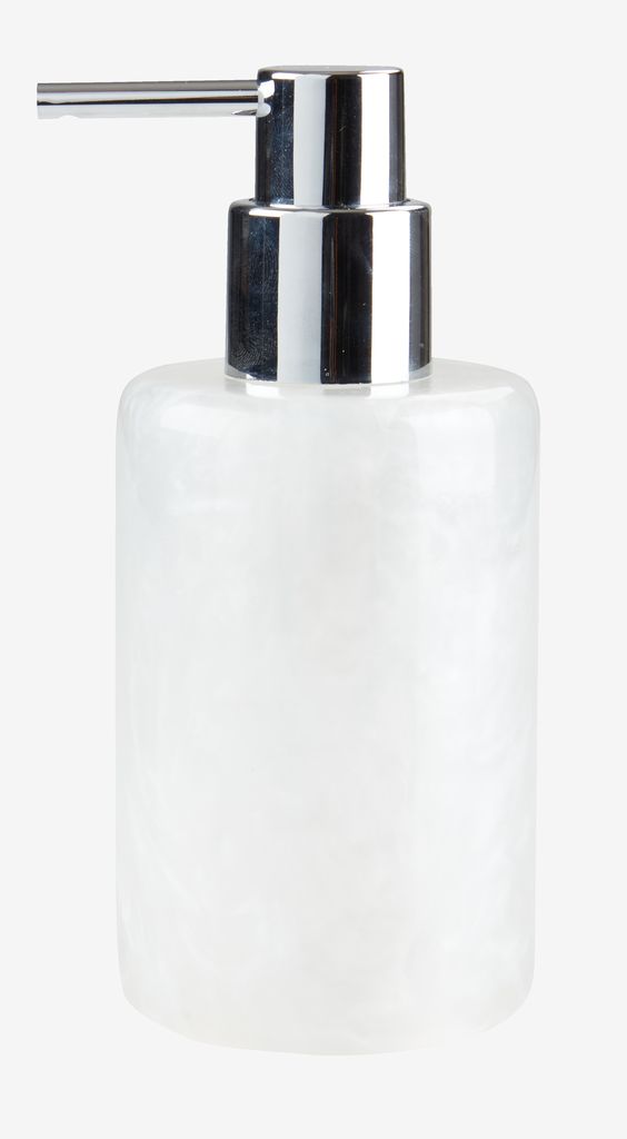 Soap dispenser LISTERBY white nacre effect - JYSK