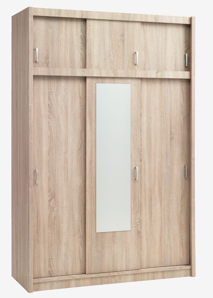 Wardrobe EVETOFTE 143x220 oak - JYSK