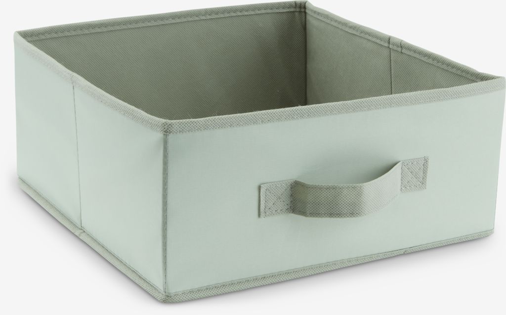 Basket ALBAN W28xL28xH13cm light green - JYSK