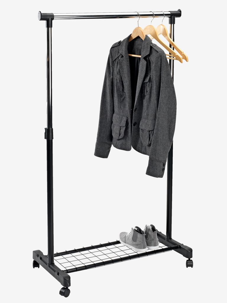 Clothes rail GUDME black/chrome - JYSK