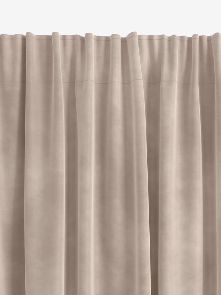 Curtain AUSTRA 1x140x300 velvet beige - JYSK
