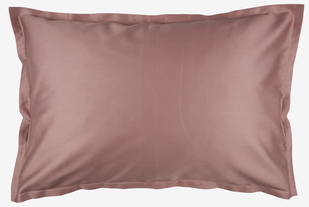 Sateen pillowcase SALLY 50x70/75 taupe - JYSK