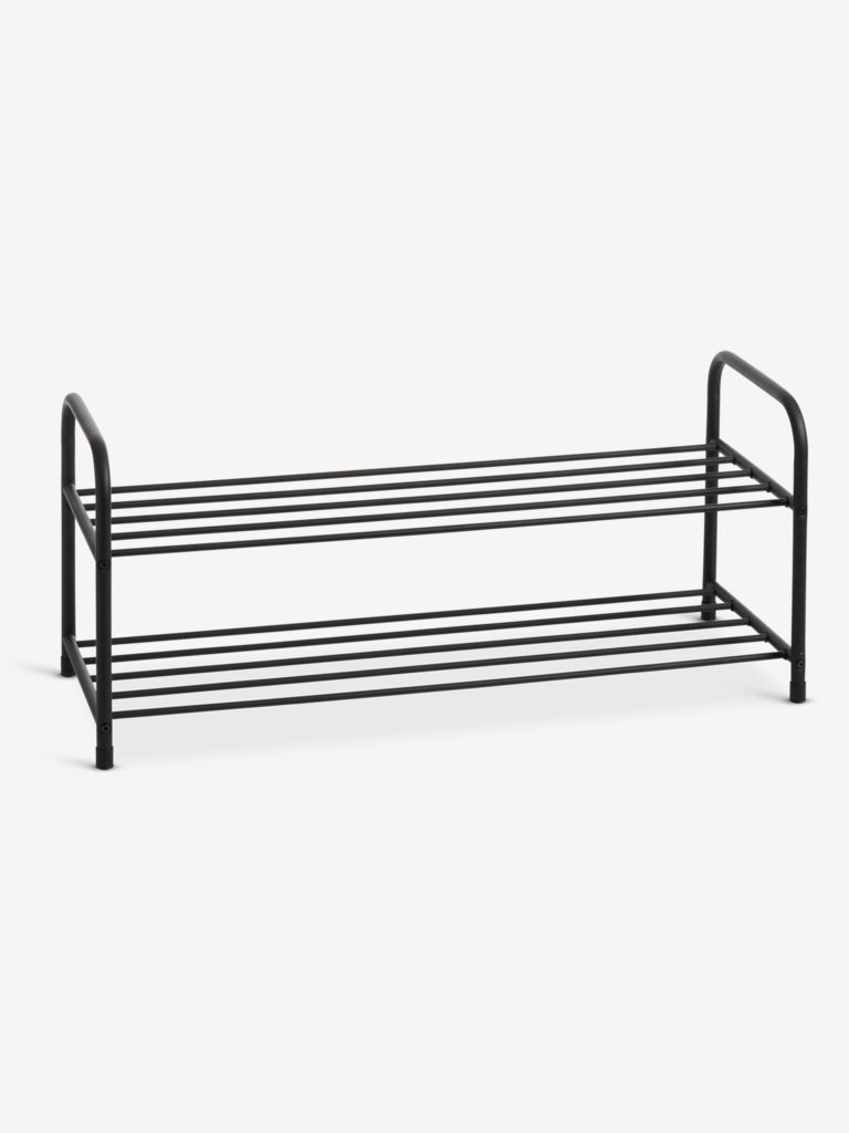 Shoe rack HALS 2 shelves black - JYSK