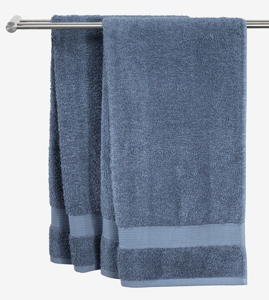 Hand towel KARLSTAD 50x100 dusty blue - JYSK