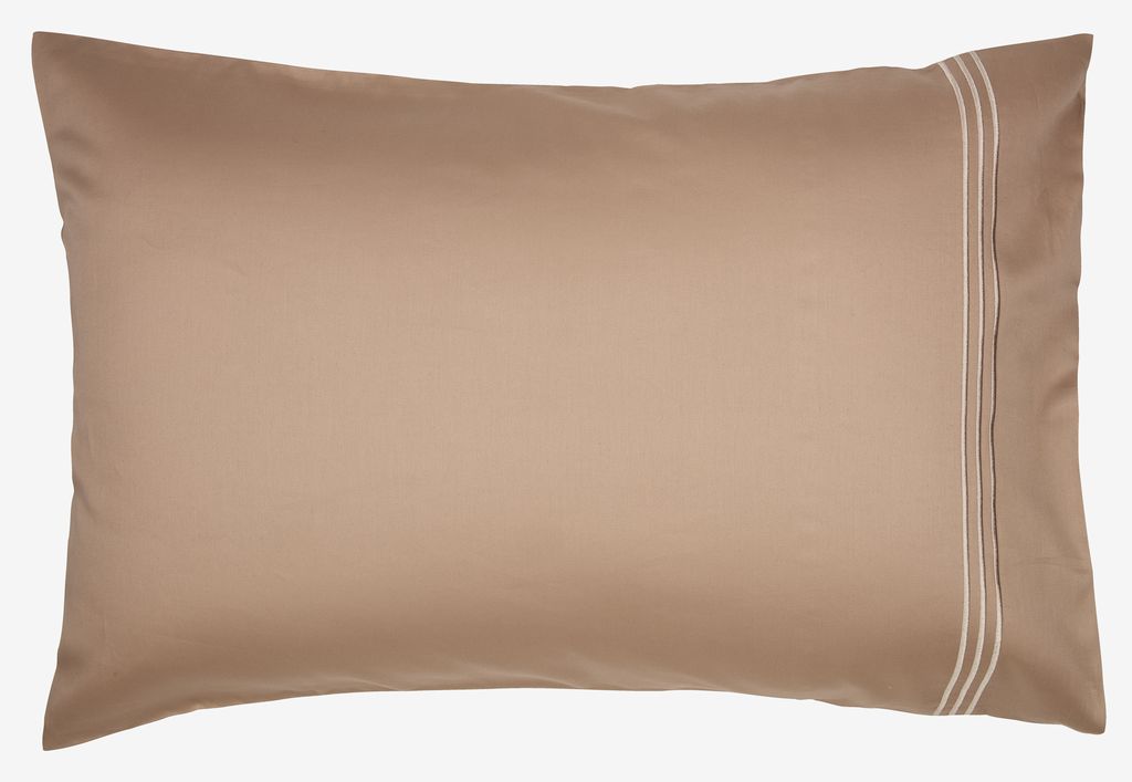 Sateen pillowcase EA 50x70/75 sand - JYSK