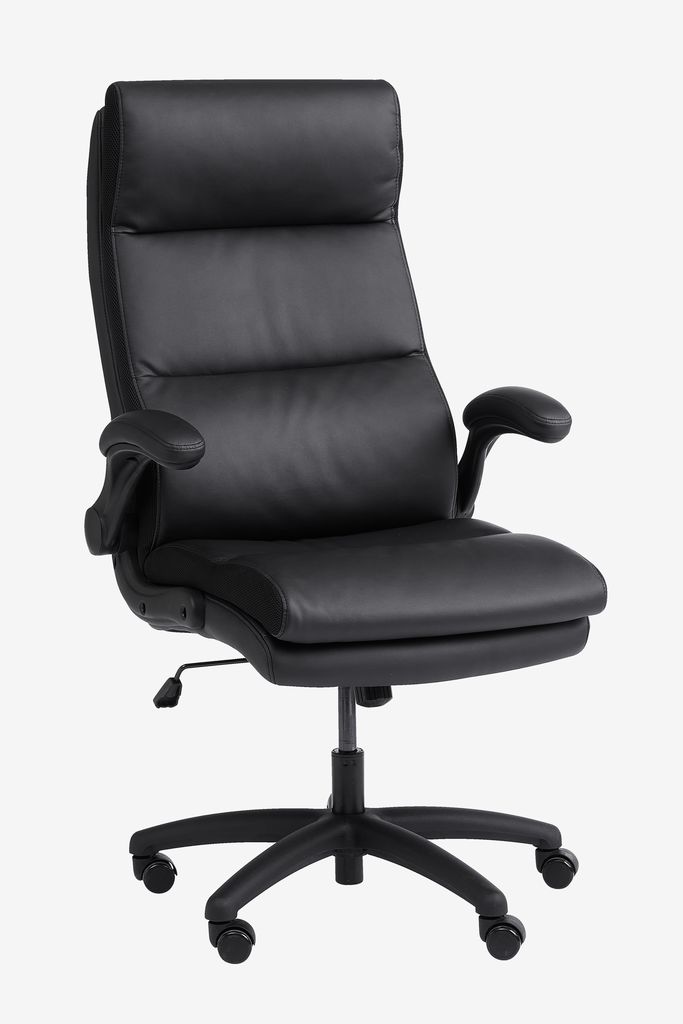 Office chair KASTBJERG black faux leather - JYSK
