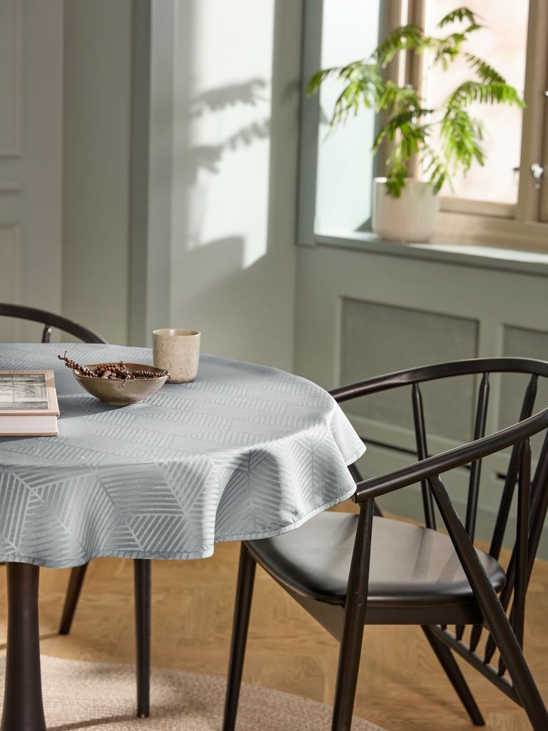 Tablecloth BLOMME D120 grey - JYSK