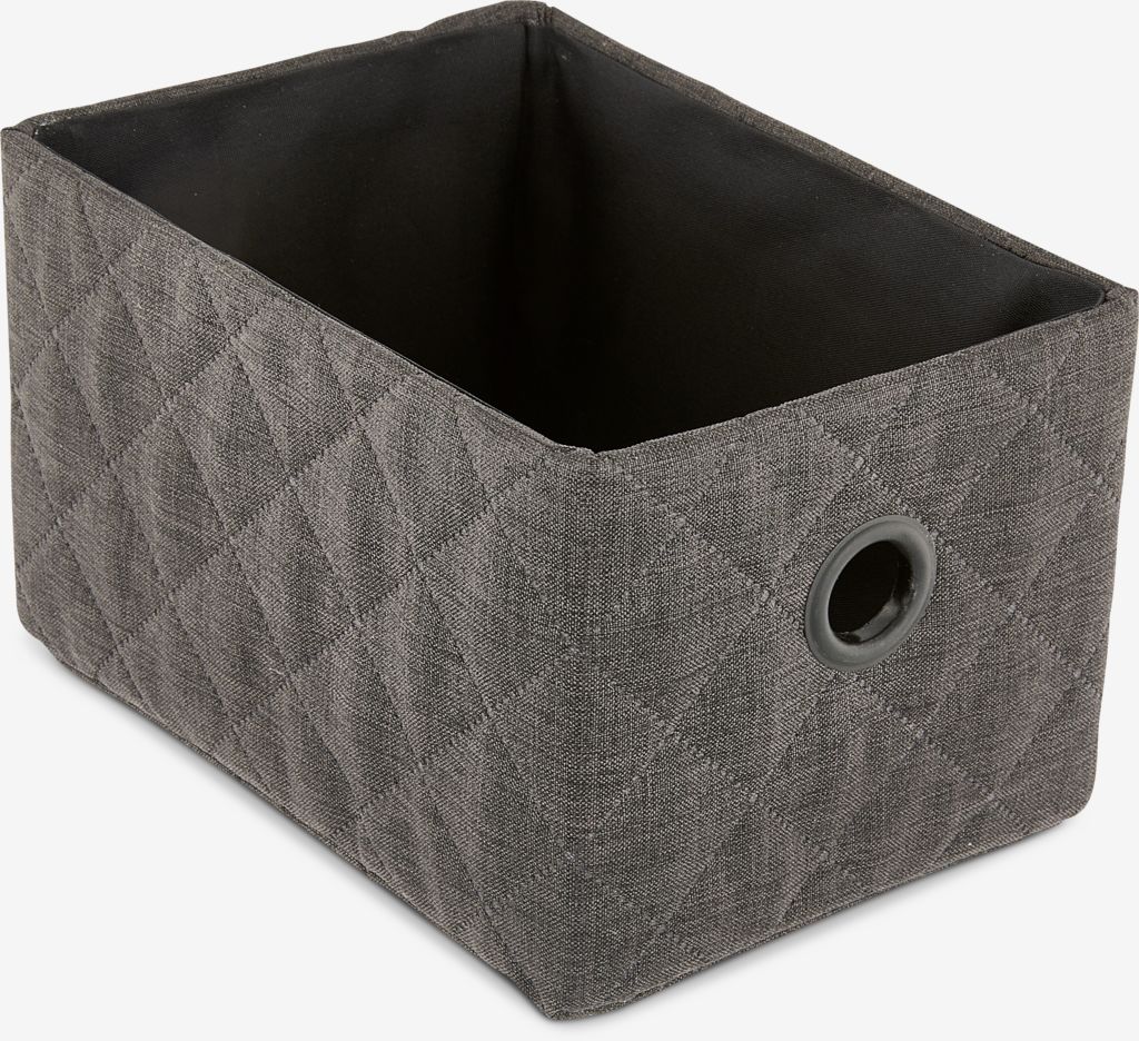Basket GILLIS W14xL20xH12cm dark grey - JYSK