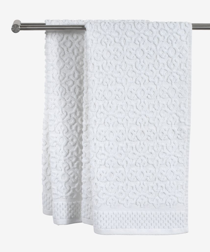 Hand towel STIDSVIG 50x100 white KRONBORG - JYSK