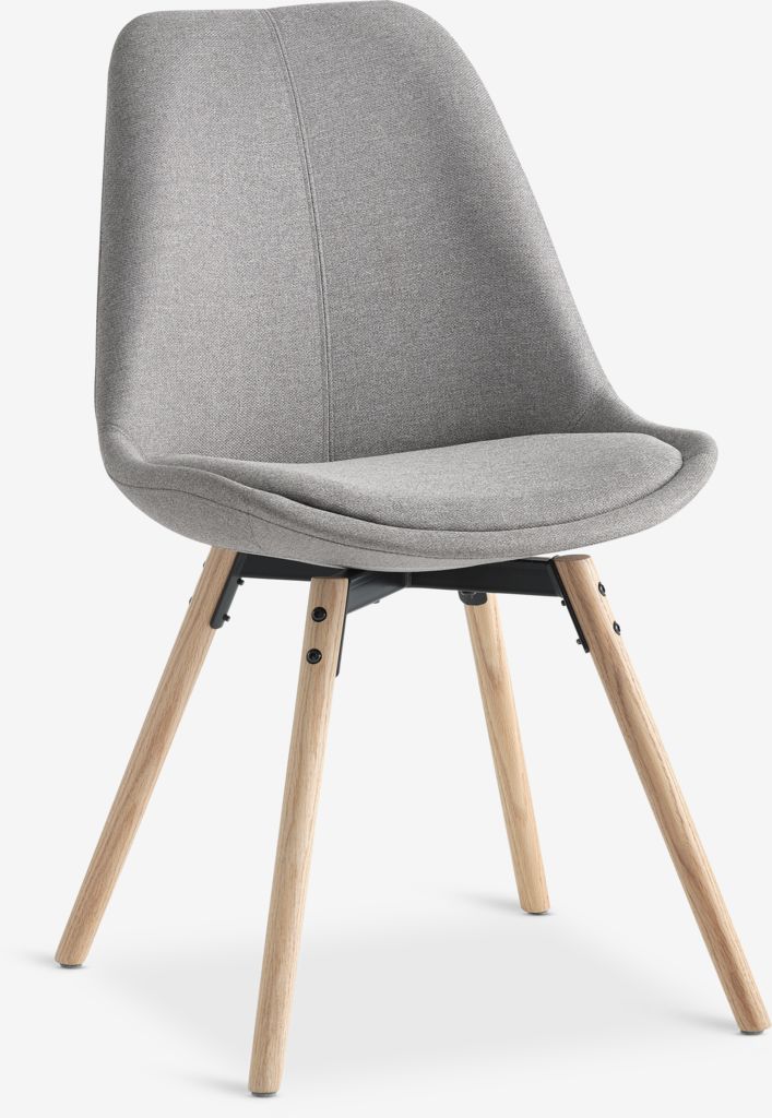 Dining chair KASTRUP sand/oak - JYSK