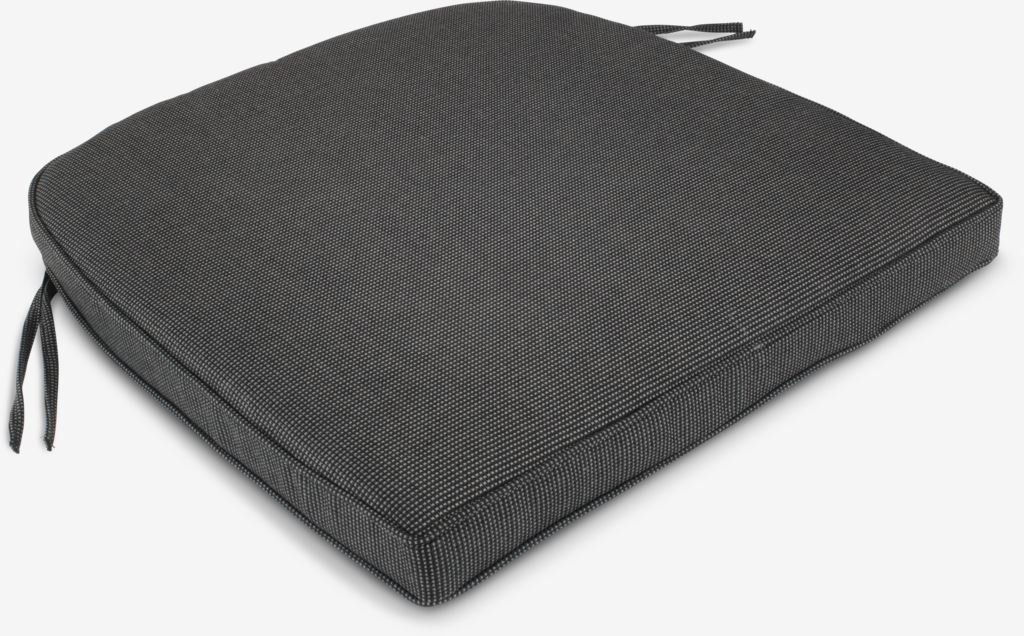 Garden cushion chair seat UDSIGTEN black/grey - JYSK