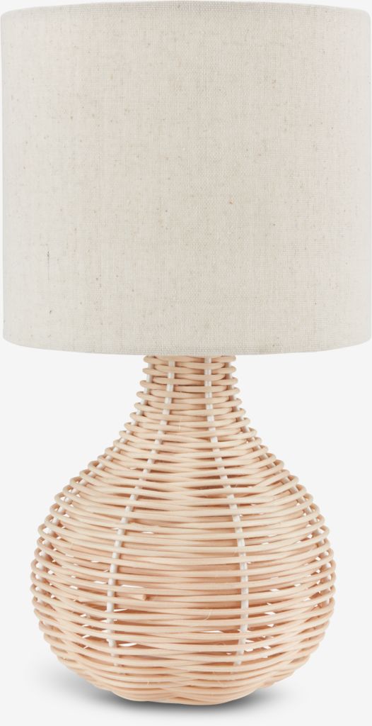 Table lamp HELMER D17xH32cm natural - JYSK