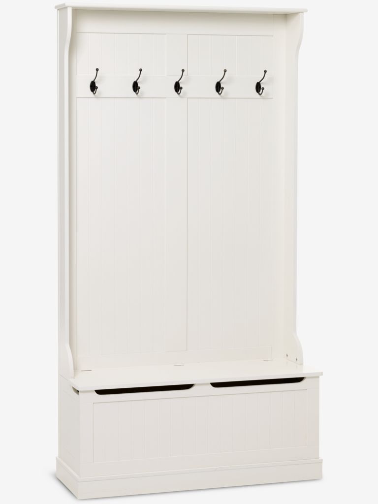 Hallway unit EGEBY with bench white - JYSK