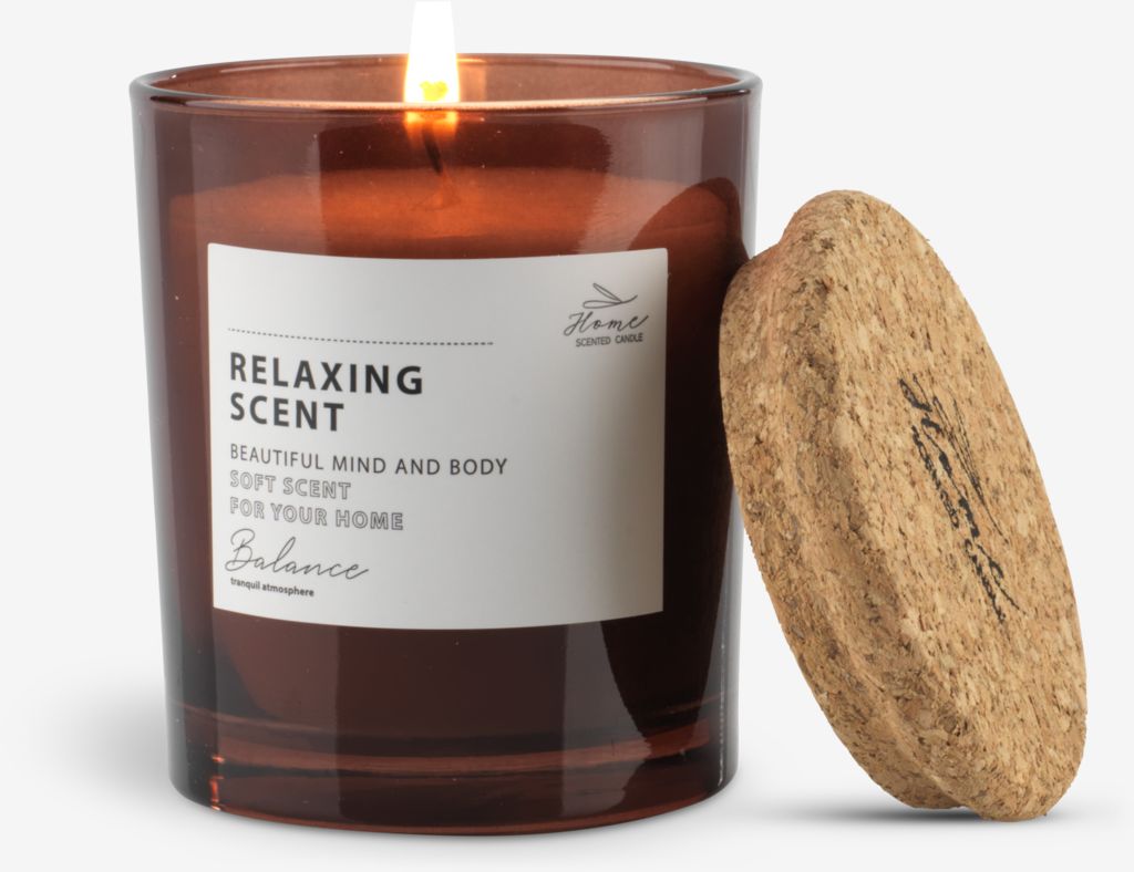 Scented candle JENS D7xH8cm w/lid - JYSK