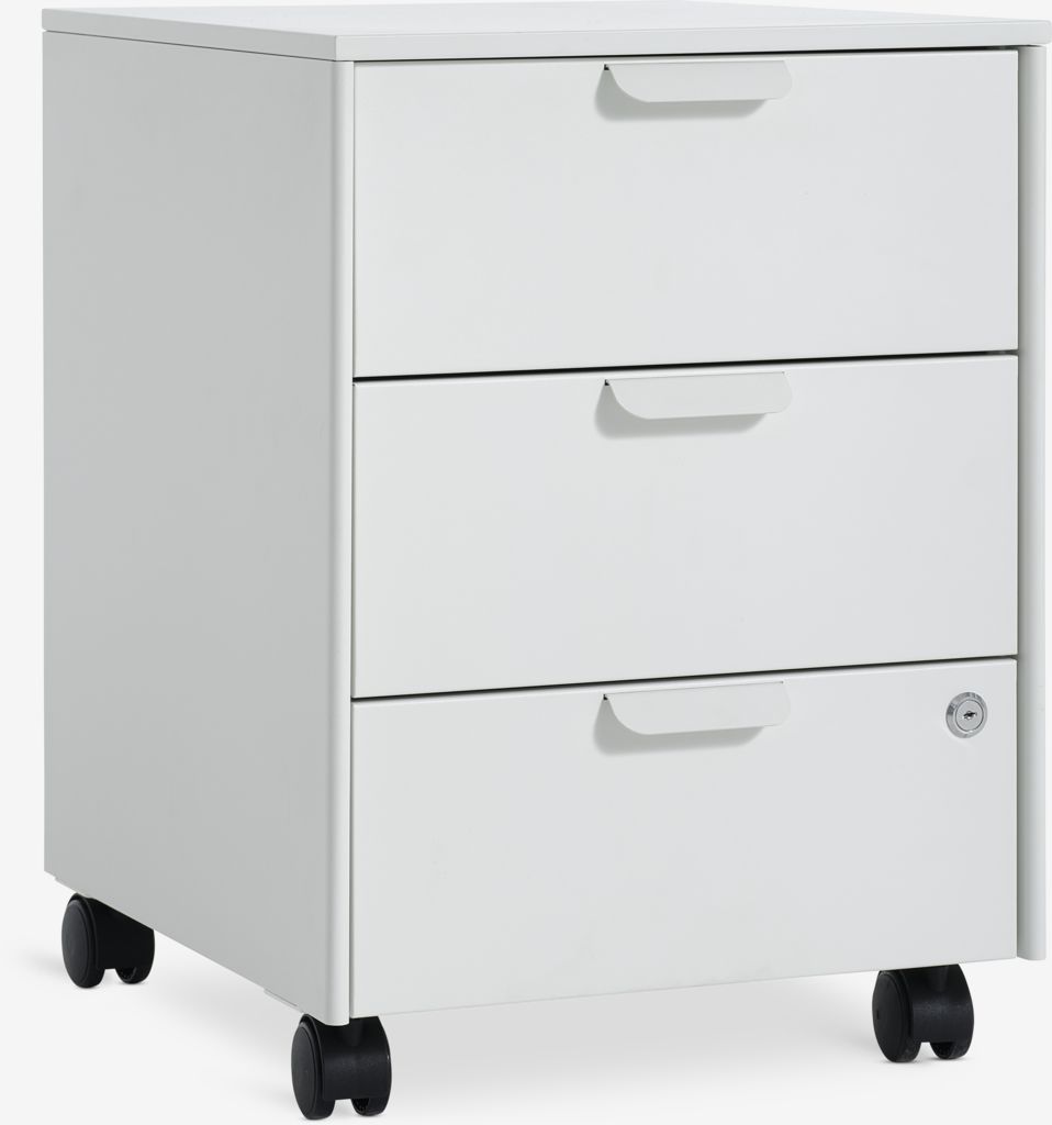Drawer unit KLINTHOLM 3 drawers white - JYSK