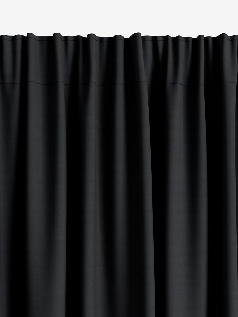 Dimout curtain AMUNGEN 1x140x175 black - JYSK