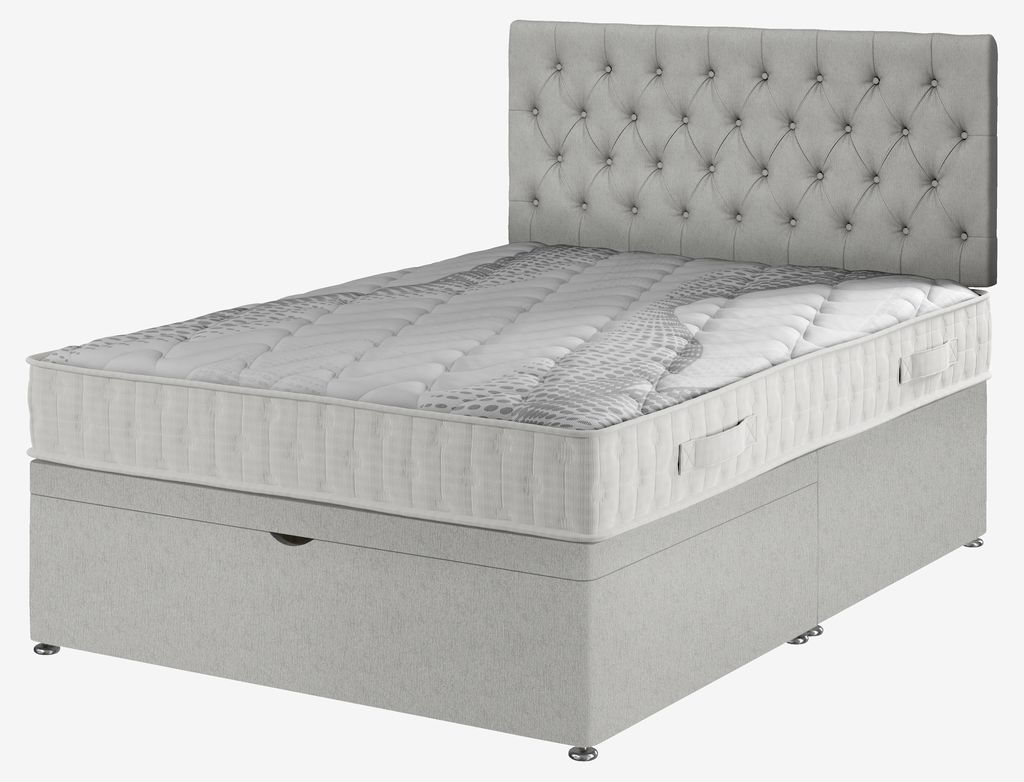 Headboard H70 BUTTONS Double Grey-49 - JYSK