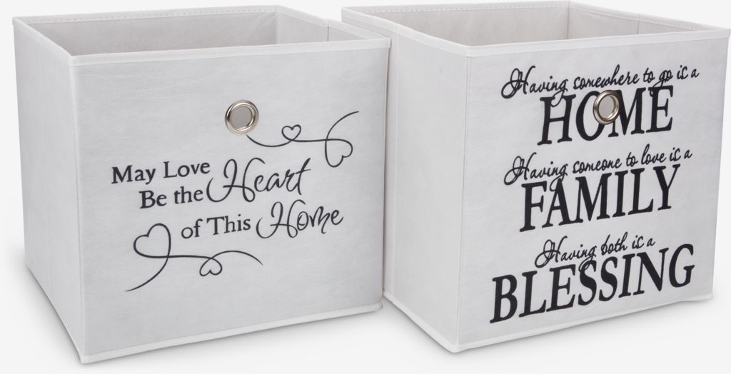 Basket FINNIAN W32xL28xH30cm asstd - JYSK