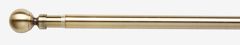 Curtain pole PRESTINE BALL 170-300cm antique brass - JYSK