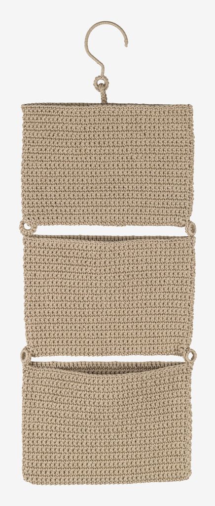 Hanging storage STOBY W29xH78cm beige - JYSK