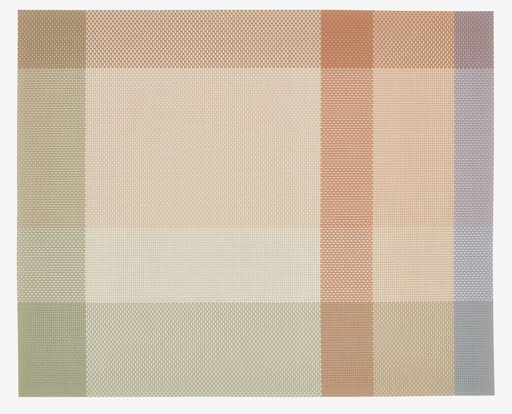 Place mat VALLMO 33x42 green/orange - JYSK